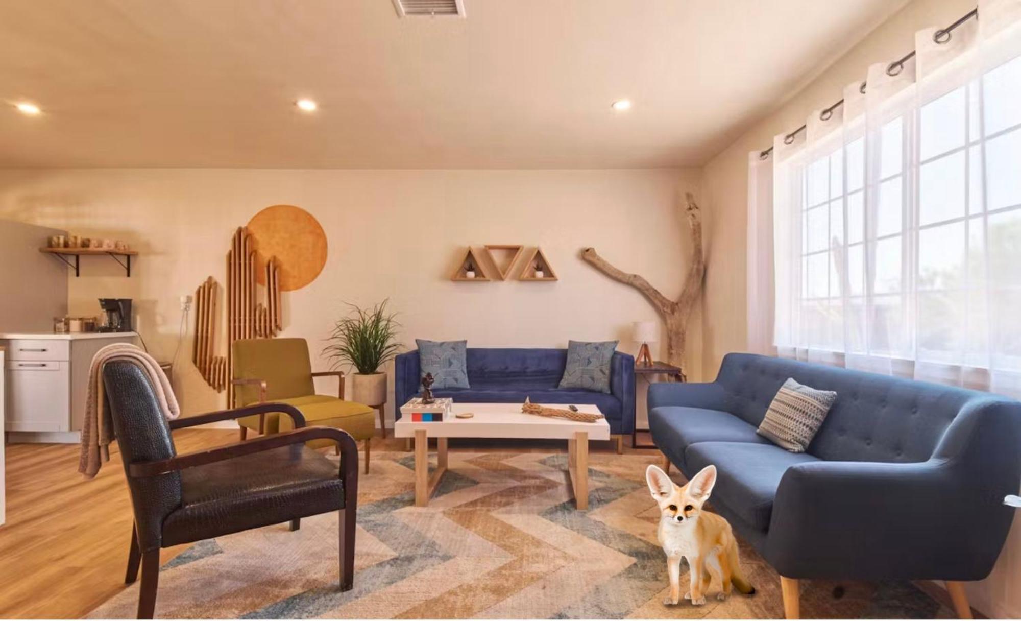 Twin Palms Desert Getaway - Jacuzzi, Fire Pit, Meditation Room & More Joshua Tree Exterior photo